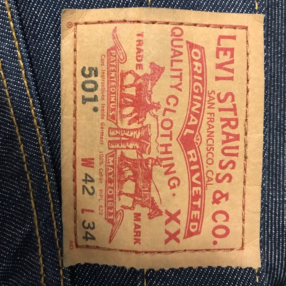 Levi’s 501 Jeans. Excellent condition. Big & Tall